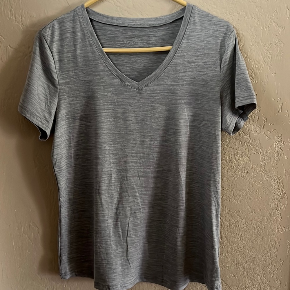 Danskin V-neck short sleeved T shirts, never worn or washed